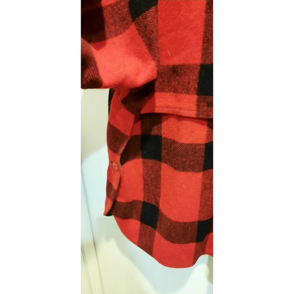 Vtg 60s Hirsch Weis Buffalo Plaid Wool Hunting Coat. - Picture 7 of 12